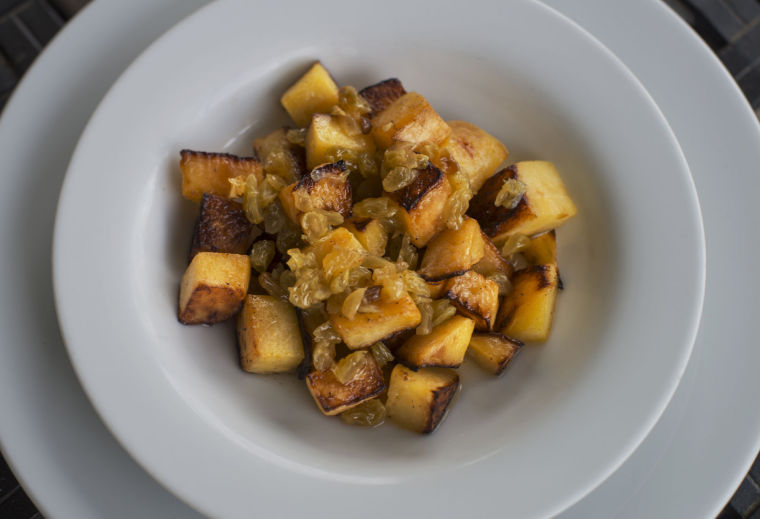 Roasted rutabagas